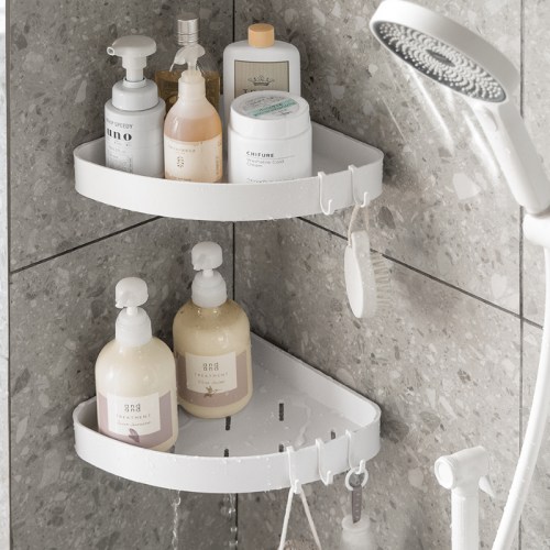 Corner bathroom wall shelf store